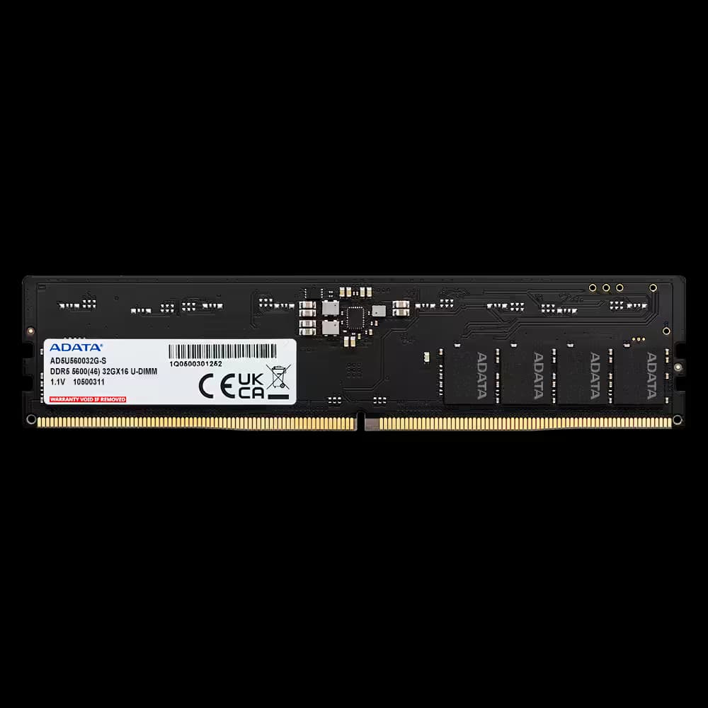 Adata DDR5-5600 U-DIMM 32GB (1x32GB) CL46 Black image