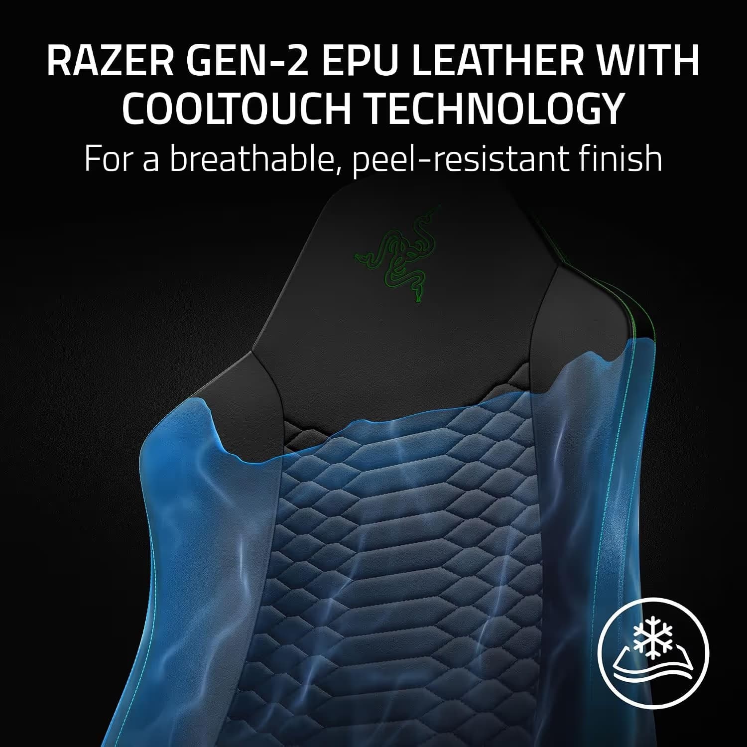 Razer Iskur V2 X NewGen - Black / Green image