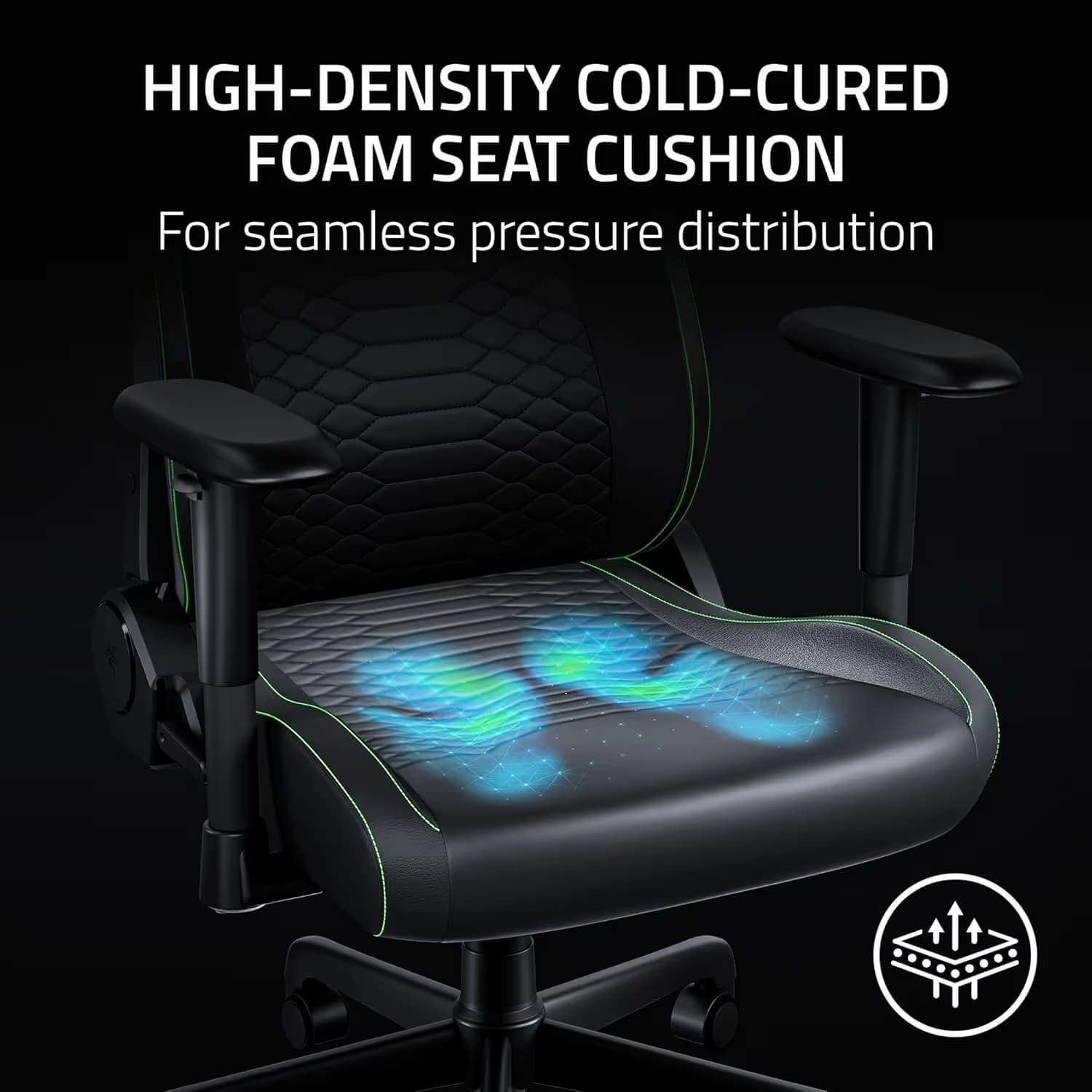 Razer Iskur V2 X NewGen - Black / Green image