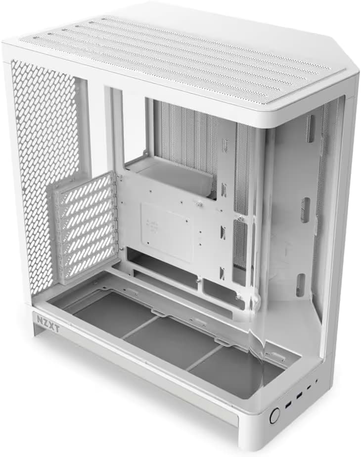 NZXT H6 (2026) ATX Mid Tower White Tempered Glass image