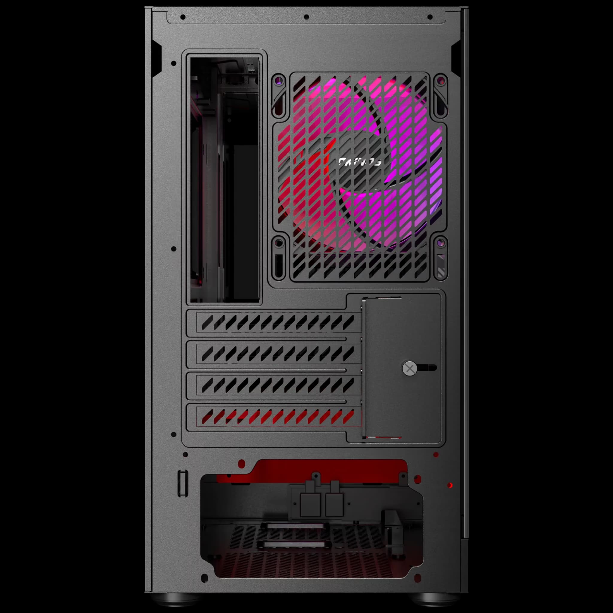 Okinos Aqua UNO Micro ATX Mini Tower Scarlet image