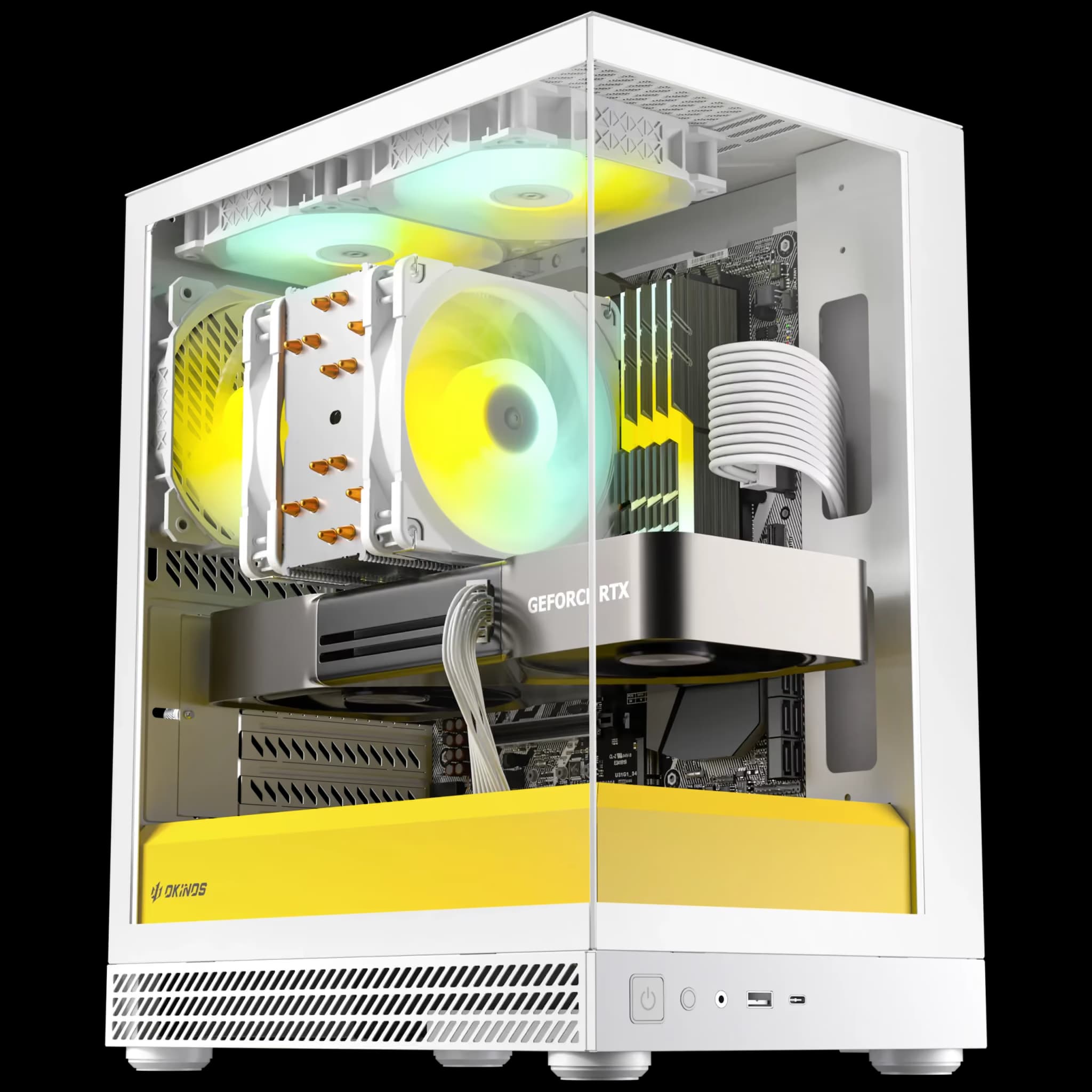 Okinos Aqua UNO Micro ATX Mini Tower Yolk image