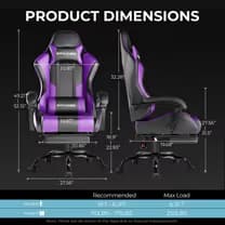 GTPLAYER Footrest Series GT800A - PURPLE image