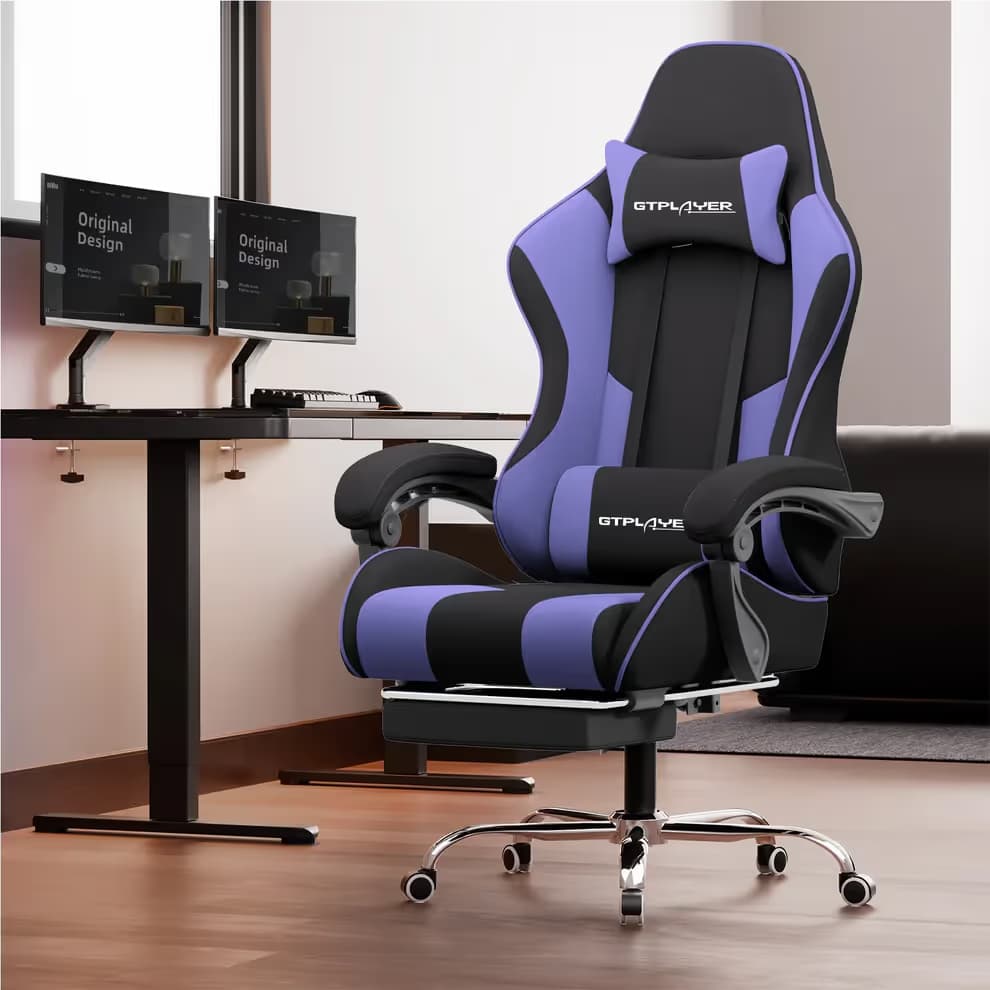 GTPLAYER Footrest Series GT800A Fabric - Purple image