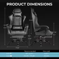 GTPLAYER Footrest Series GT800A - BLACK image