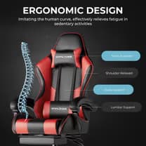 GTPLAYER Footrest Series GT800A - RED image