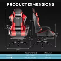 GTPLAYER Footrest Series GT800A - RED image