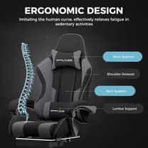GTPLAYER Footrest Series GT800A Fabric - Gray(Tech Fabric) image