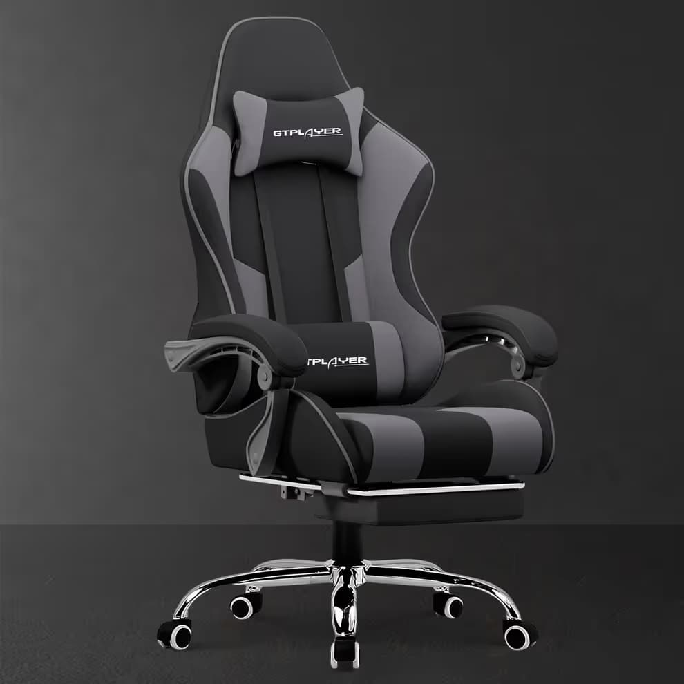 GTPLAYER Footrest Series GT800A Fabric - Gray(Tech Fabric) image