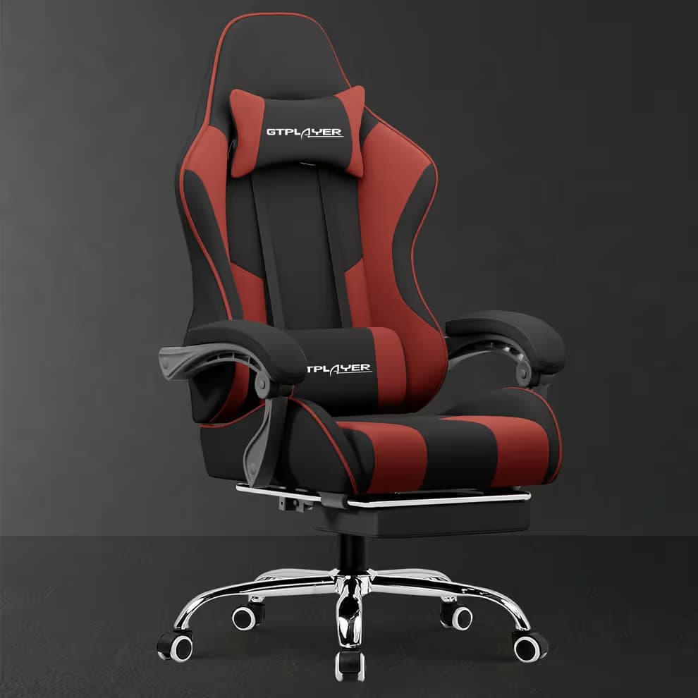 GTPLAYER Footrest Series GT800A Fabric - Rusty Red main image
