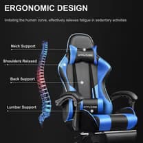 GTPLAYER Footrest Series GT800A - BLUE image