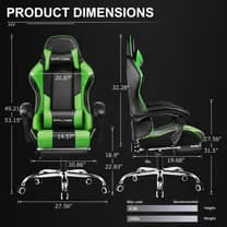 GTPLAYER Footrest Series GT800A - GREEN image