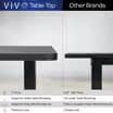 VIVO Electric 60 x 30 Black Frame With Black Top image