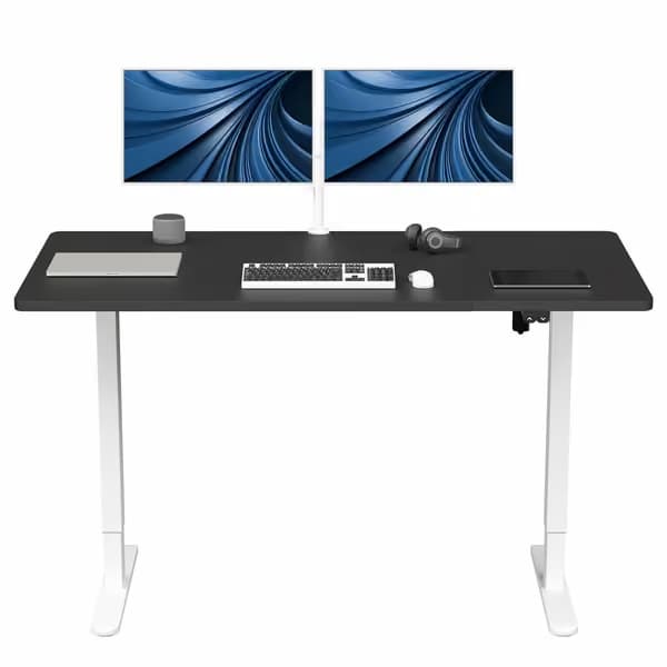 VIVO Electric 60 x 30 White Frame With Black Top main image
