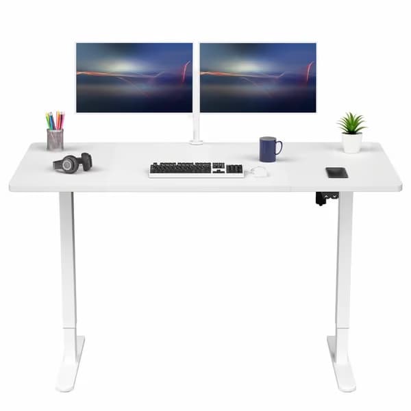 VIVO Electric 60 x 30 White Frame With White Top main image