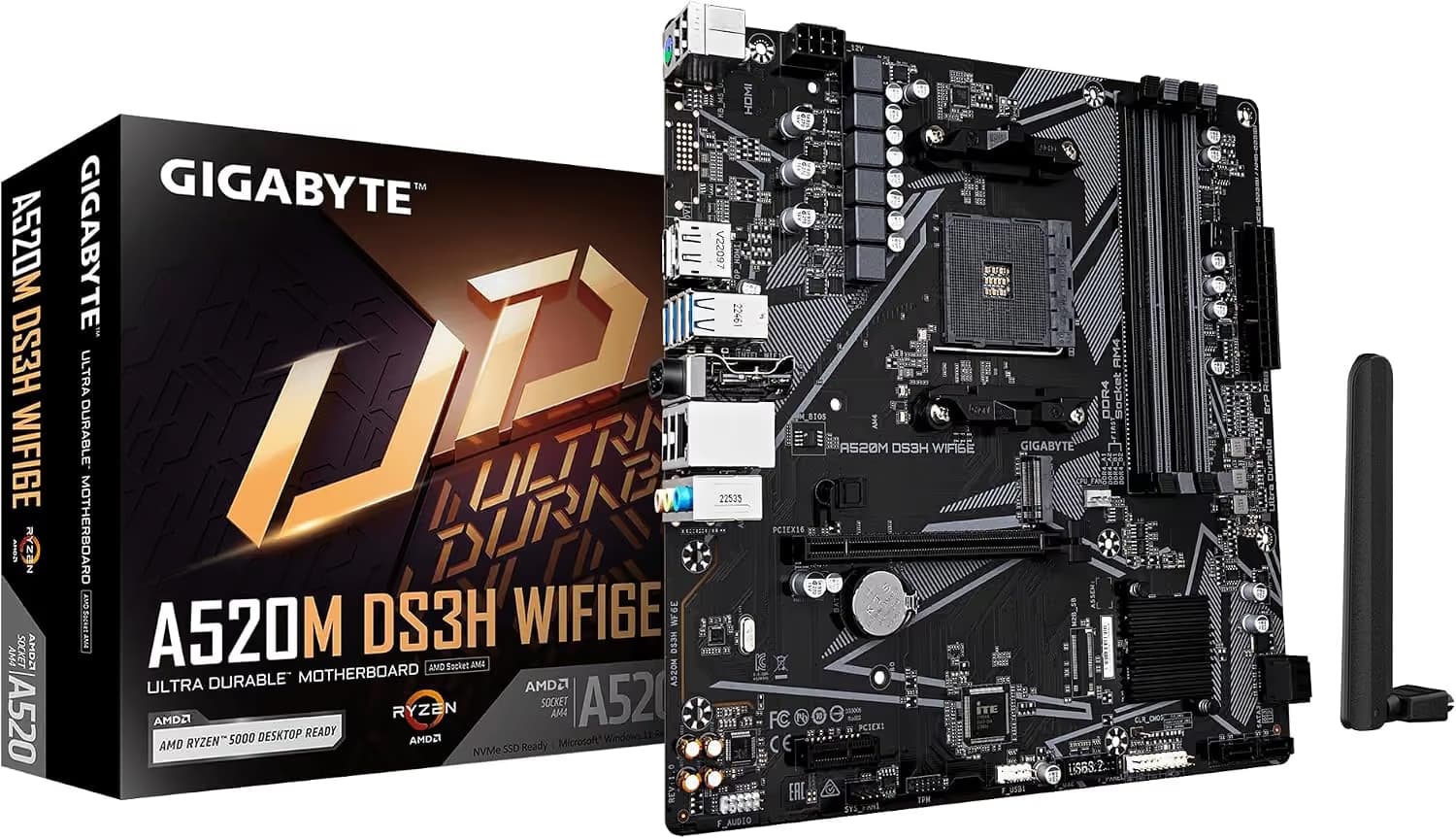 Gigabyte A520M DS3H WIFI6E image