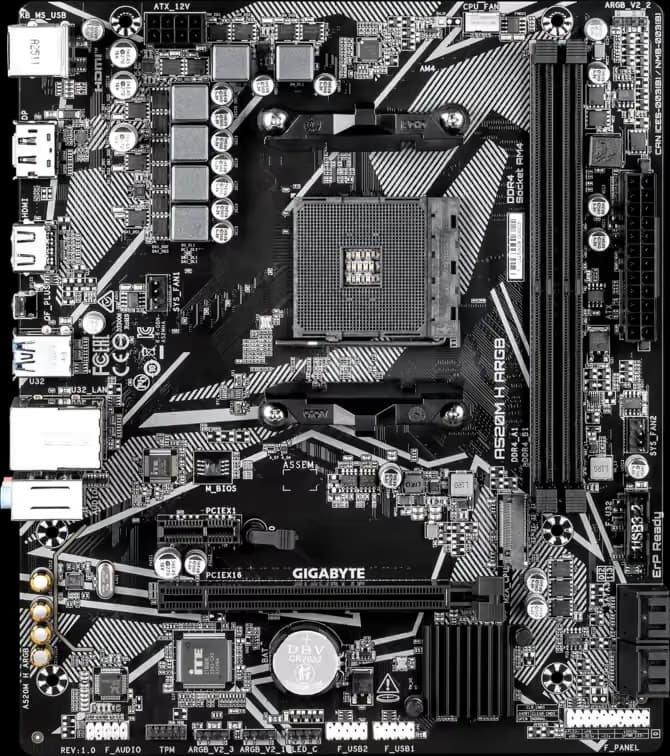 Gigabyte A520M H ARGB image