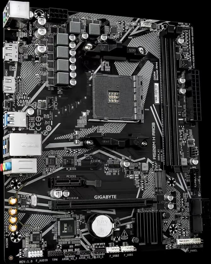 Gigabyte A520M H ARGB image