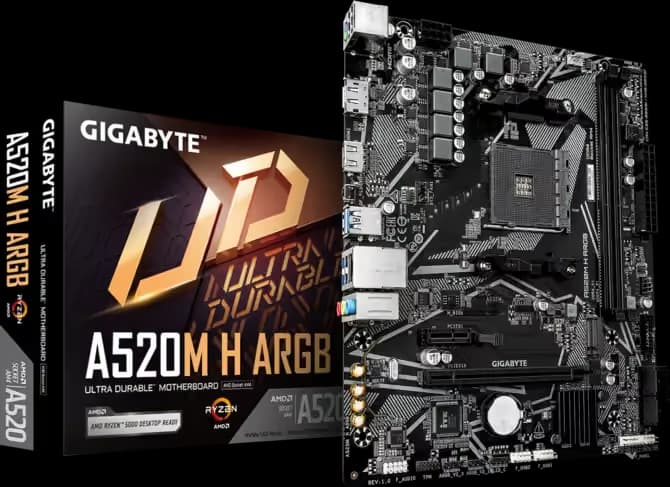 Gigabyte A520M H ARGB image