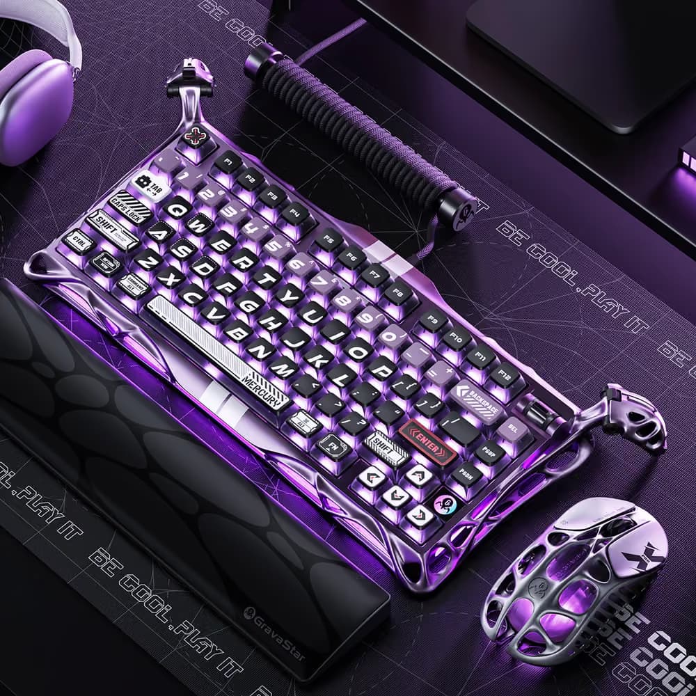 GravaStar Mercury V75 Pro - Iron Purple image