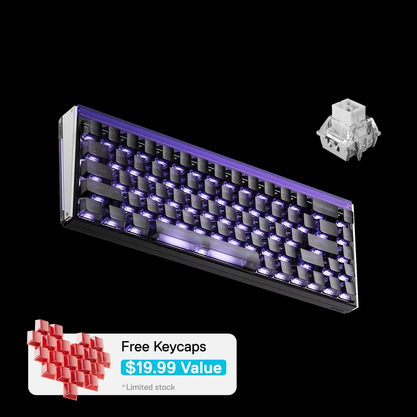 MelGeek MADE68 Ultra V2 Night Purple-KOM Lite image