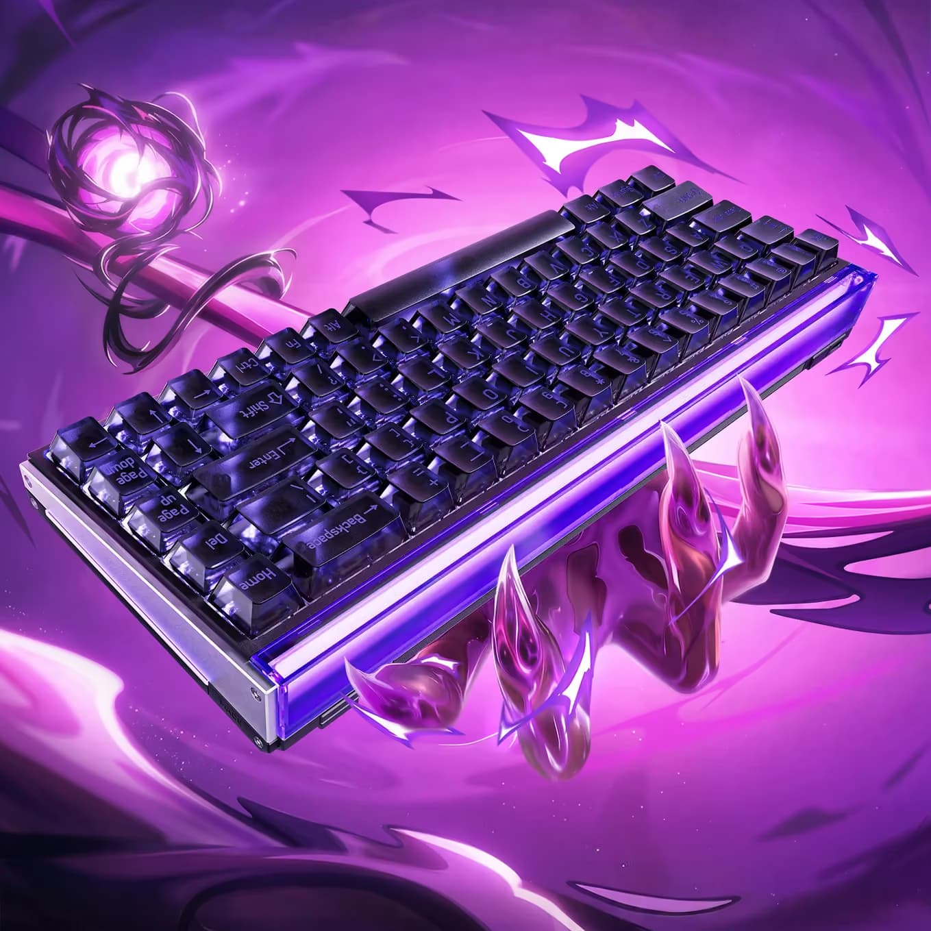 MelGeek MADE68 Ultra V2 Night Purple-KOM Lite image