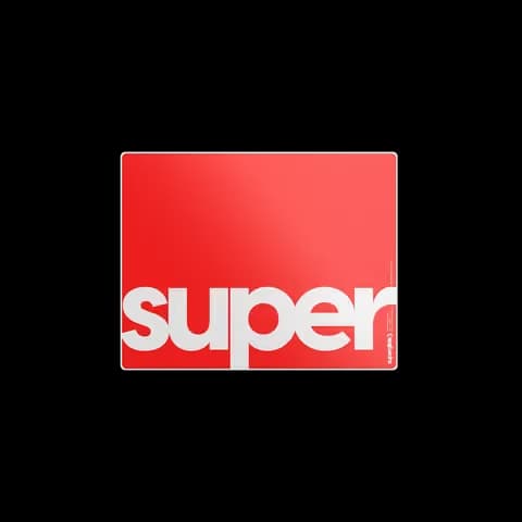 Pulsar Superglide3 Glass Mousepad Type S M Red main image