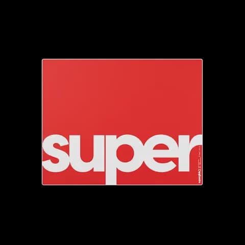 Pulsar Superglide3 Glass Mousepad Type S L Red main image