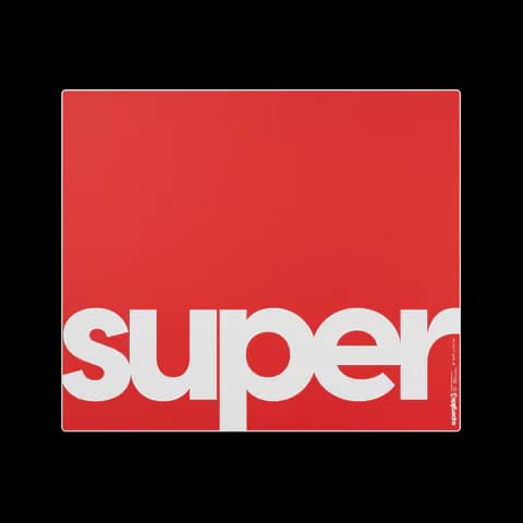 Pulsar Superglide3 Glass Mousepad Type S XL Red image