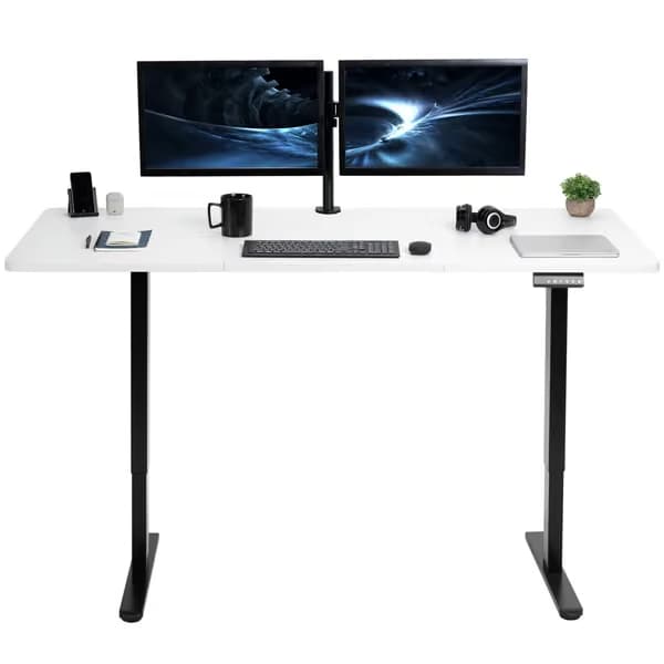 VIVO Electric 71 x 30 Black Frame With White Top image