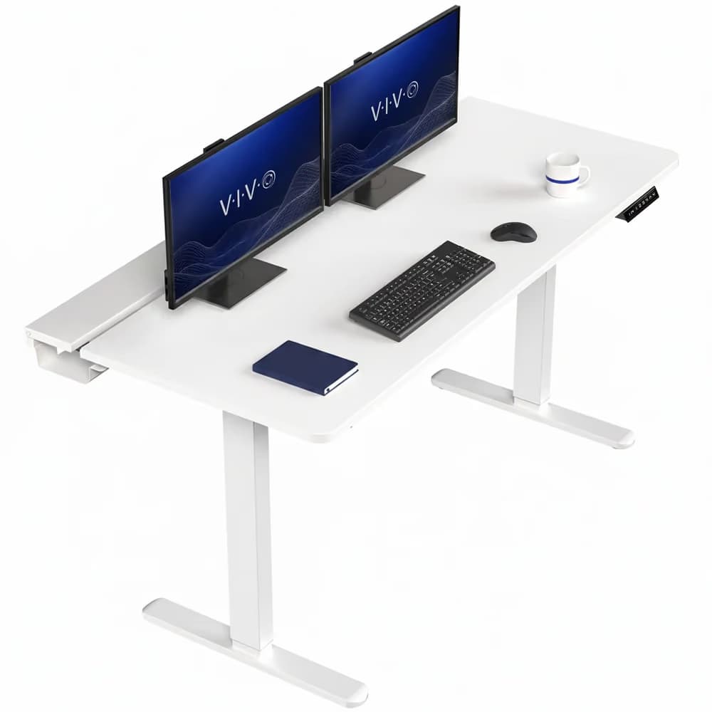 VIVO Electric 71 x 30 White Frame With White Top main image