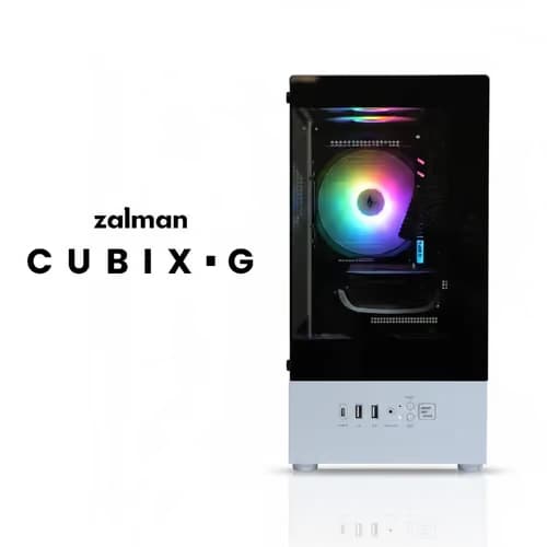 Zalman CUBIX-G Micro-ATX PC Case Panda Edition image