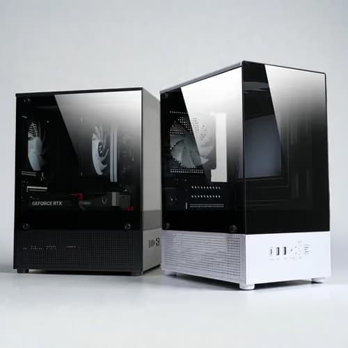 Zalman CUBIX-G Micro-ATX PC Case Panda Edition image