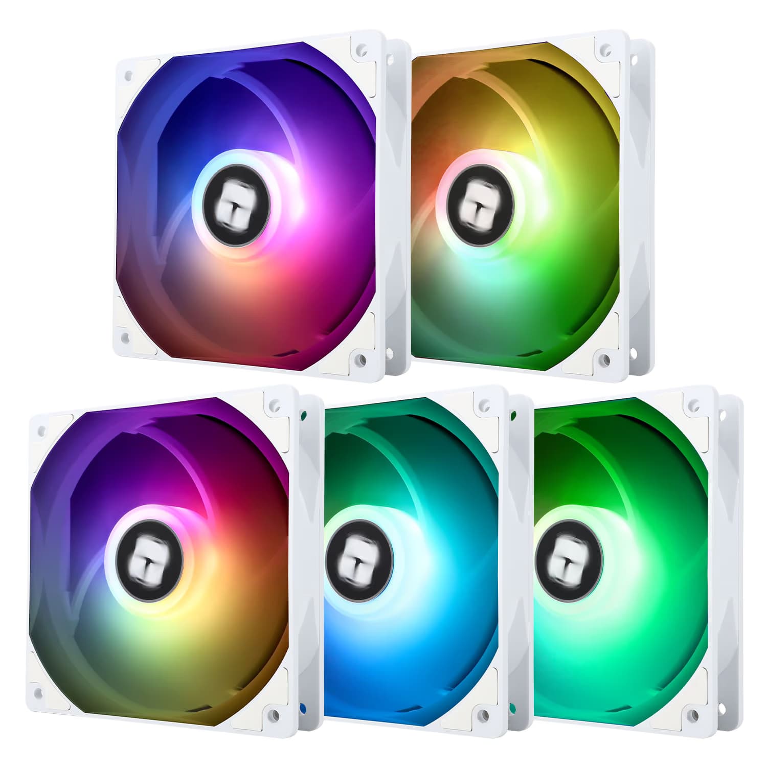 Thermalright TL-C12CW-S X5 120mm White RGB PWM Pack of 5 image