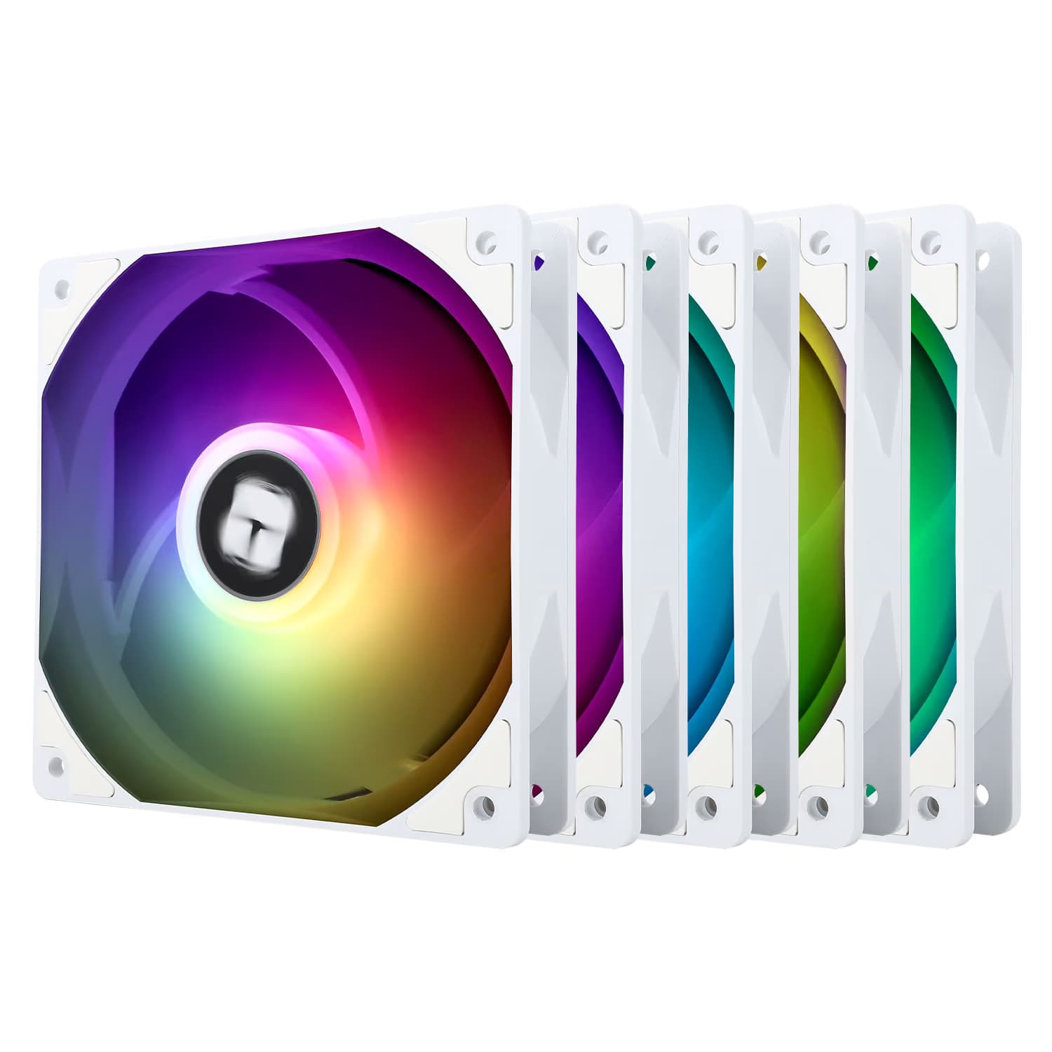 Thermalright TL-C12CW-S X5 120mm White RGB PWM Pack of 5 image