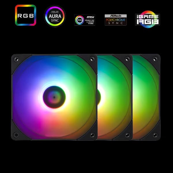 Thermalright TL-C12B-S X3 120mm Black ARGB PWM Pack of 3 main image