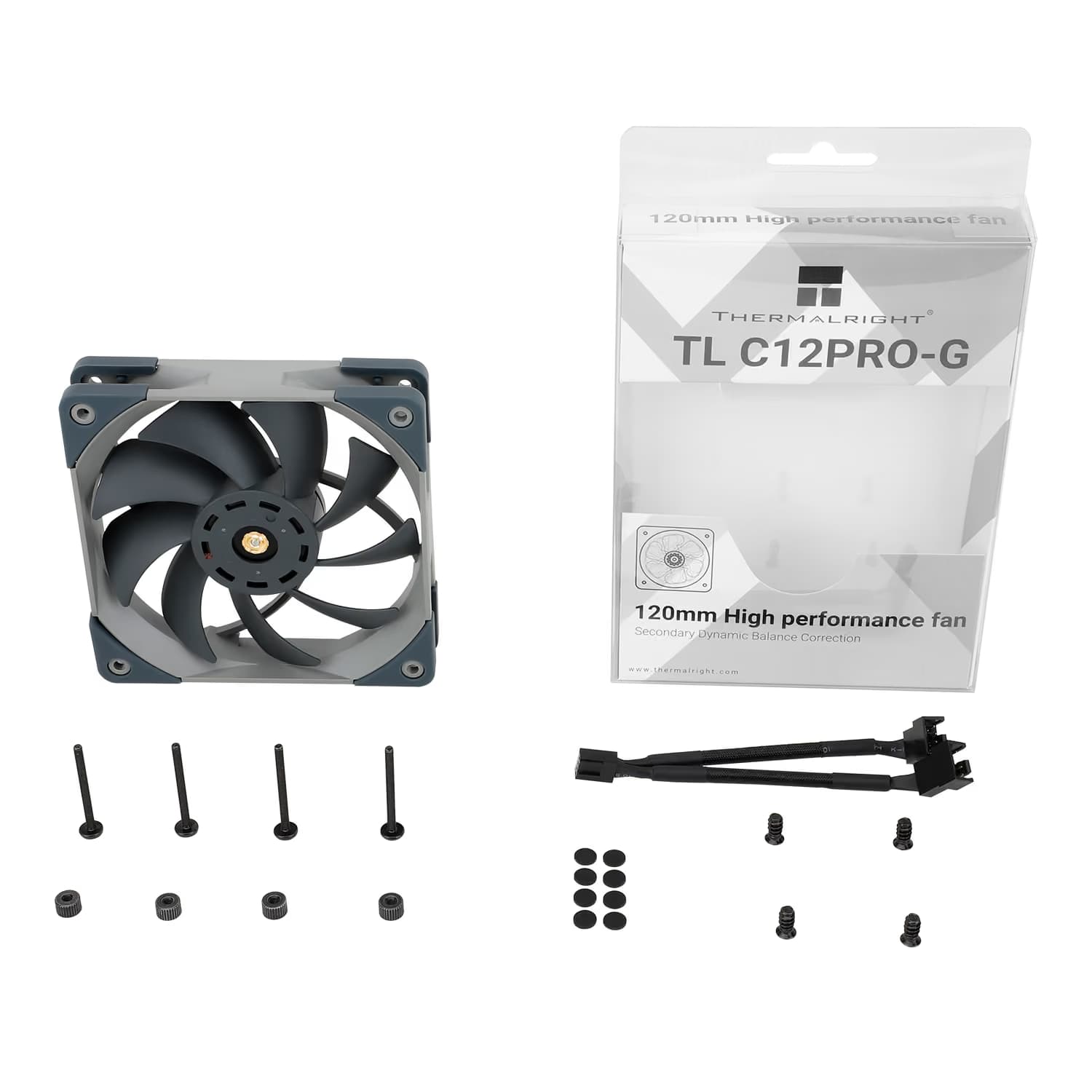 Thermalright TL-C12 PRO-G 120mm PWM Grey image