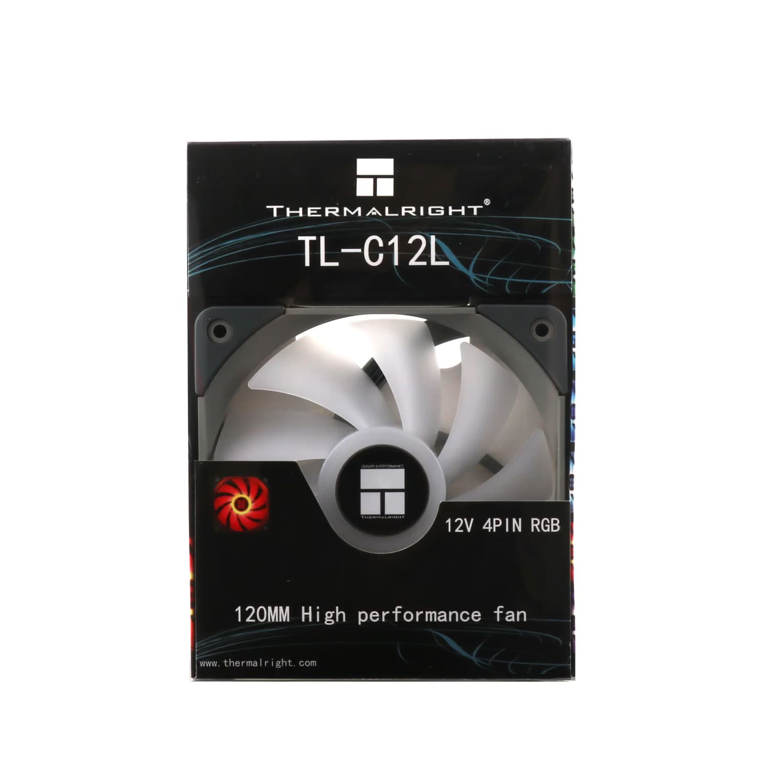Thermalright TL-C12L [4pin/12V] X1 120mm ARGB PWM Black image