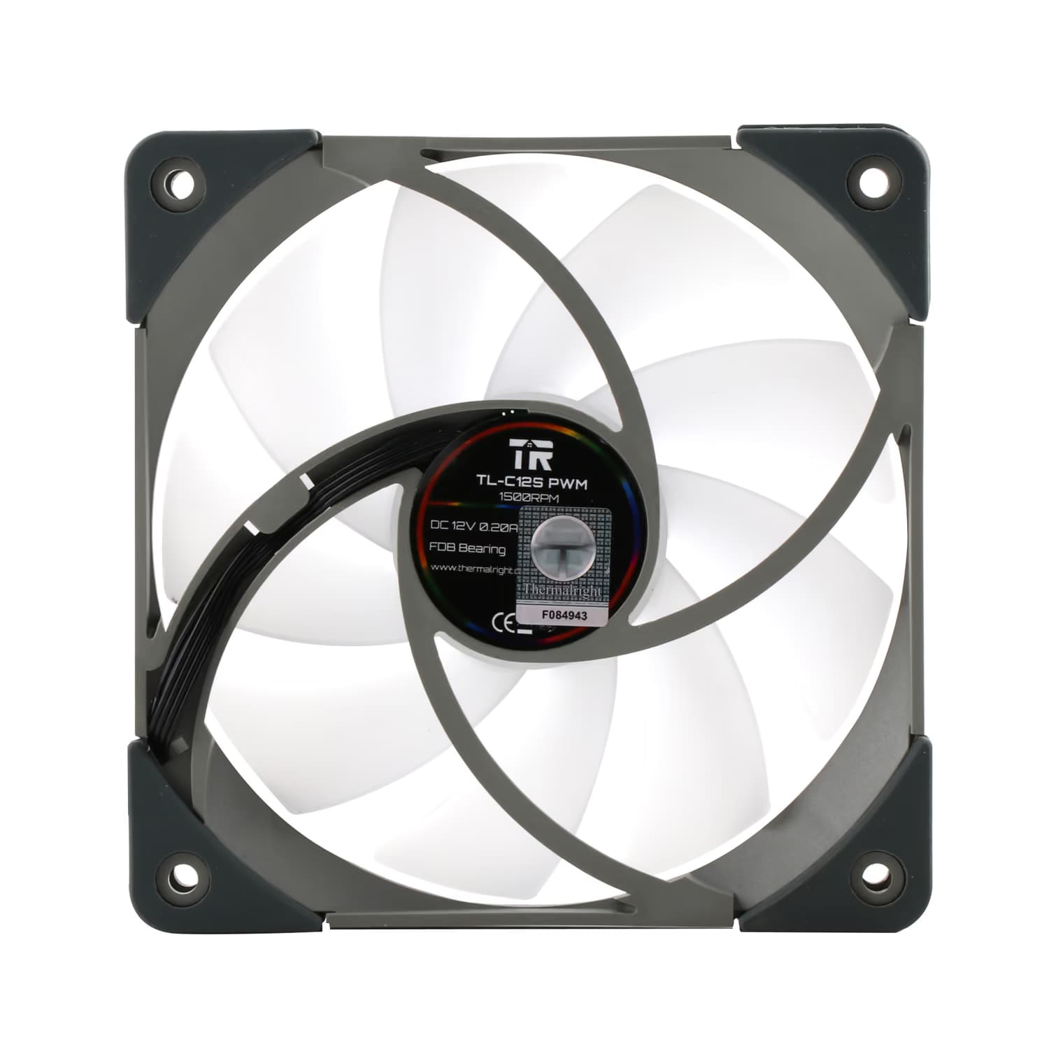 Thermalright TL-C12S [3pin/5V] X3 120mm ARGB PWM Black image