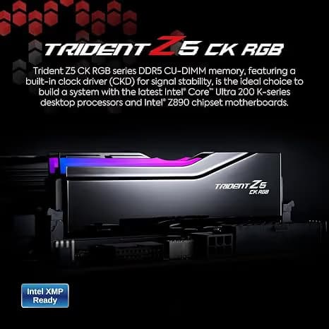 G.SKILL Trident Z5 CK RGB DDR5 8400 CL40 48GB (2x24GB) Black image