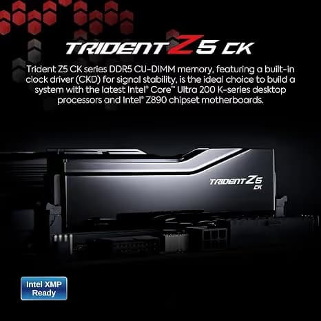 G.Skill Trident Z5 CK DDR5 8200 CL40 48GB (2x24GB) Black image