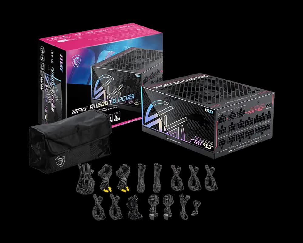 MSI MEG Ai1600TS PCIE5 main image