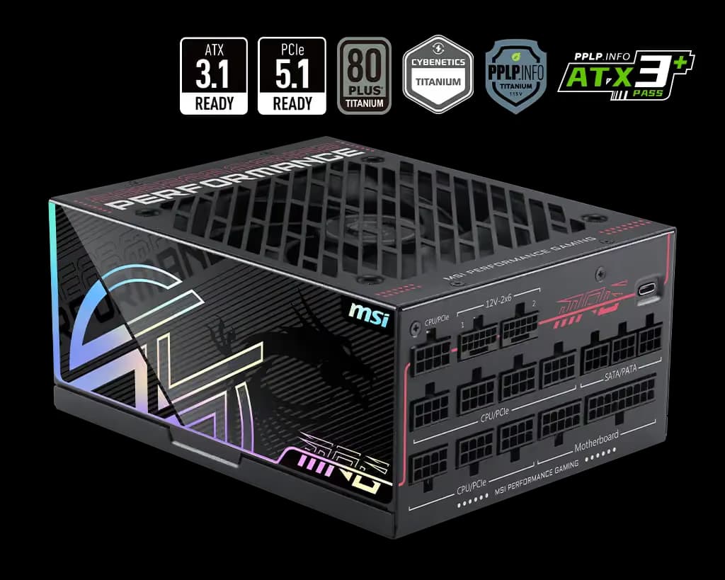 MSI MEG Ai1600TS PCIE5 image