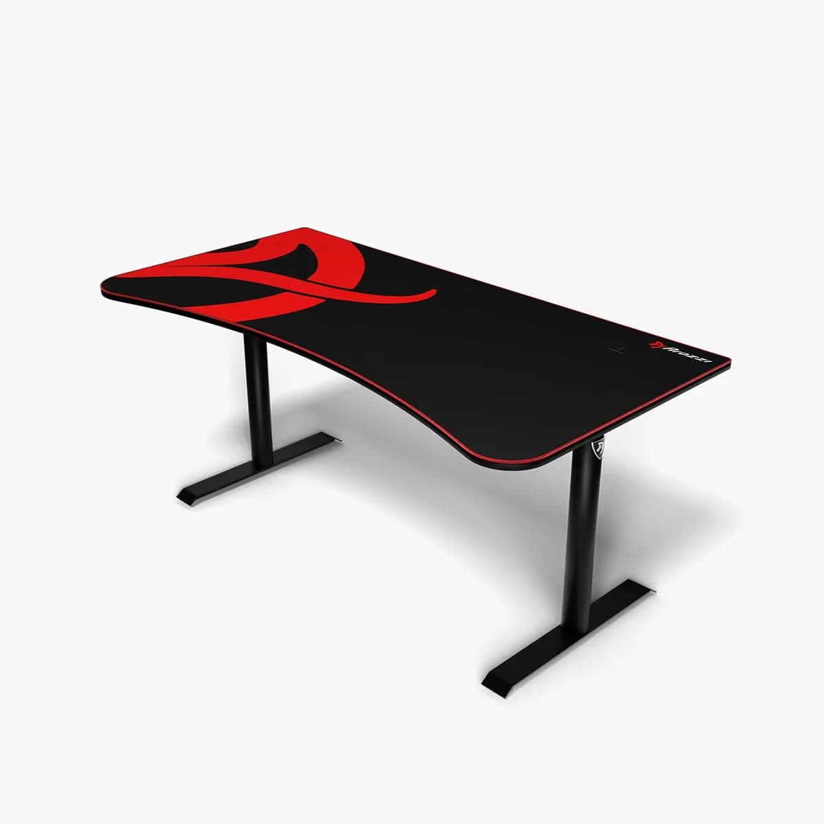 Arozzi Arena Gaming Desk - Large Black - Red A main image