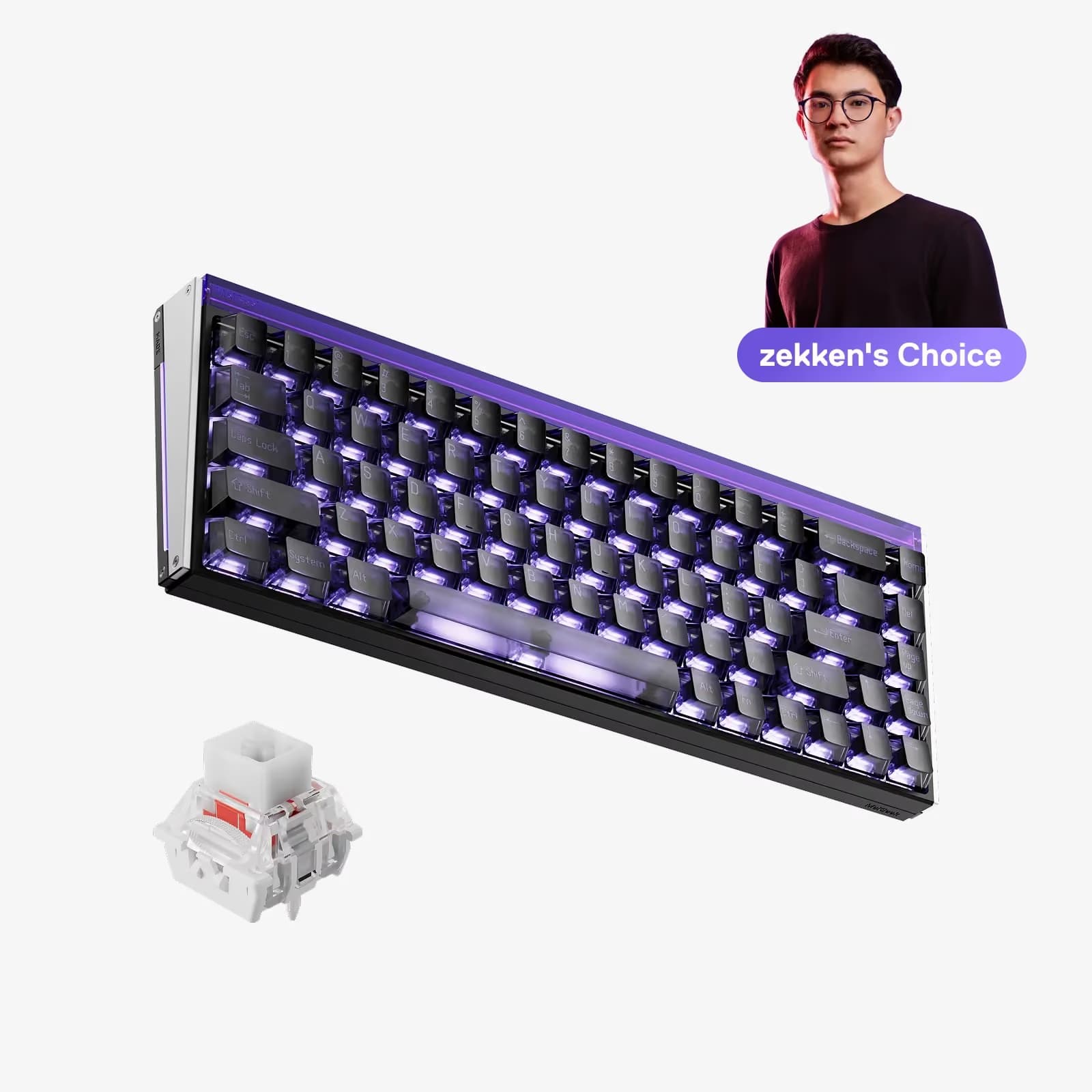 MelGeek MADE68 Ultra V2 Night Purple-Flip King main image