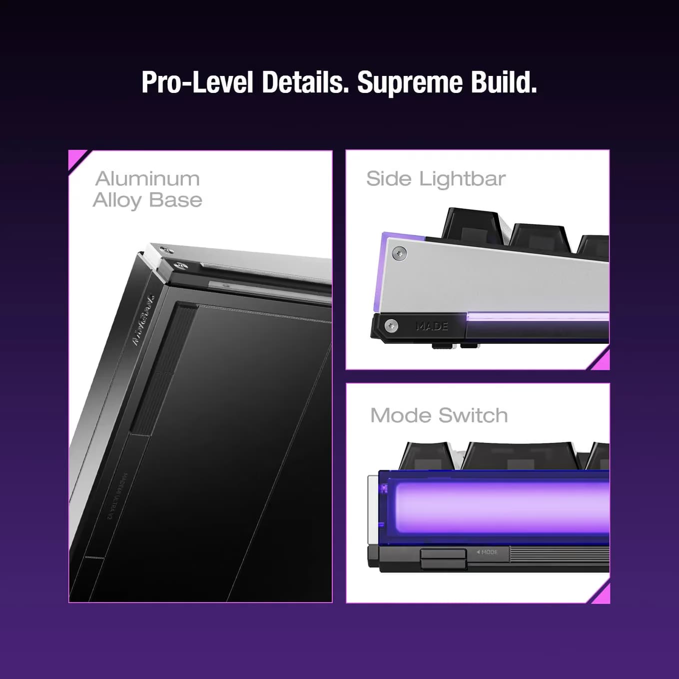 MelGeek MADE68 Ultra V2 Night Purple-Flip King image