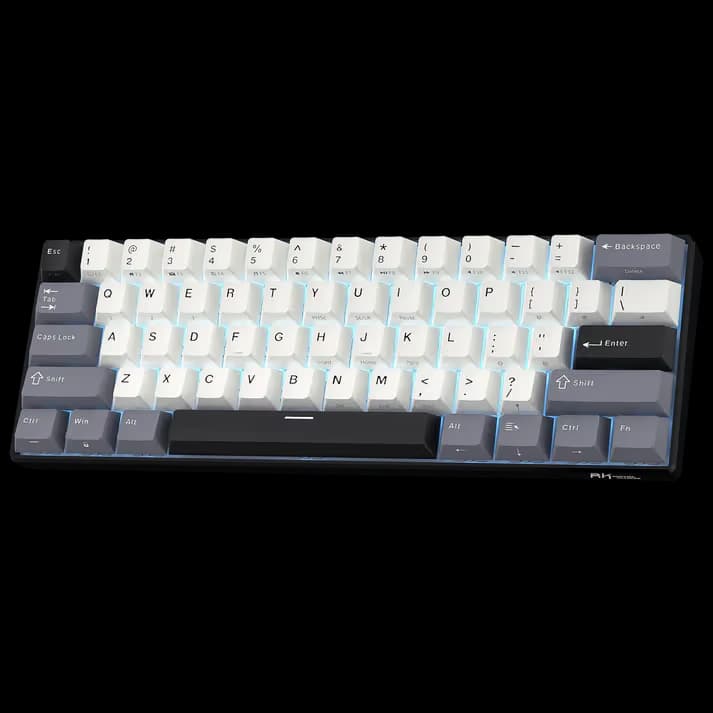 Royal Kludge RK61 Knight Black Tactile Snowfall Switch image