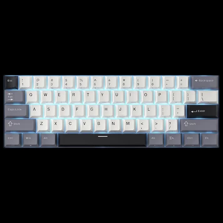 Royal Kludge RK61 Knight Black Tactile Snowfall Switch image