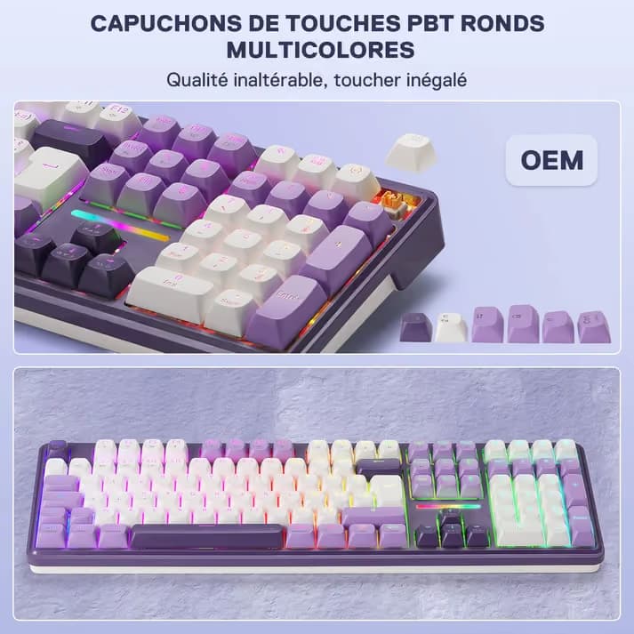 Redragon ANTONIUM K745 PRO Purple image