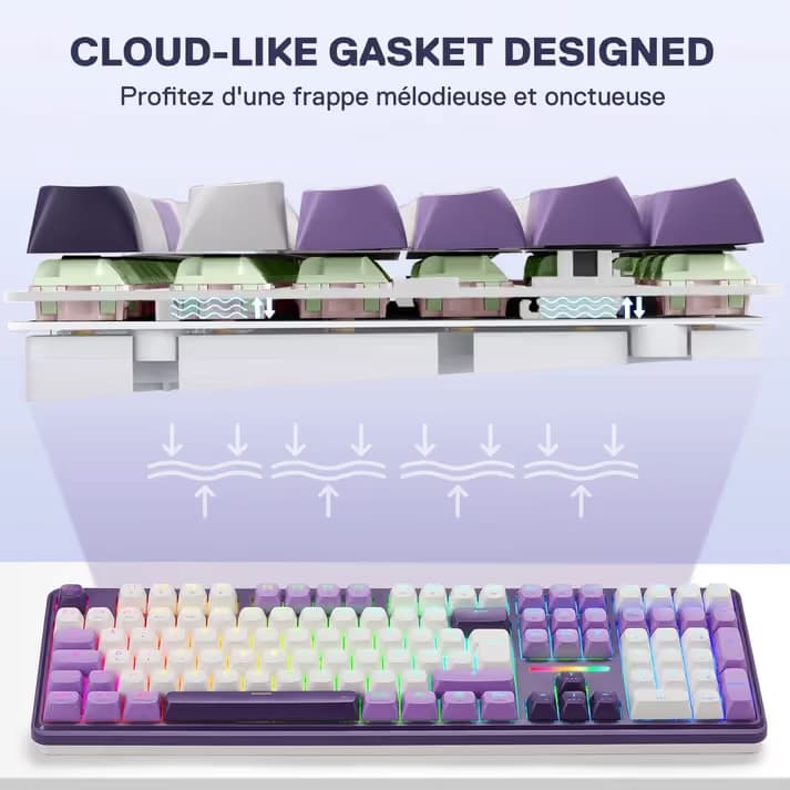 Redragon ANTONIUM K745 PRO Purple image